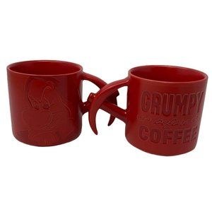 Set of Hallmark Disney Grumpy Before Coffee Mug